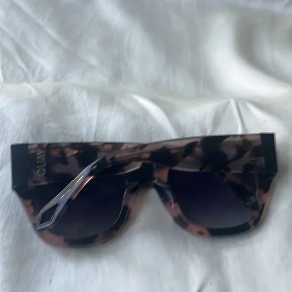 Quay Australia Brown Cat-Eye Sunglasses After Hours Luxe